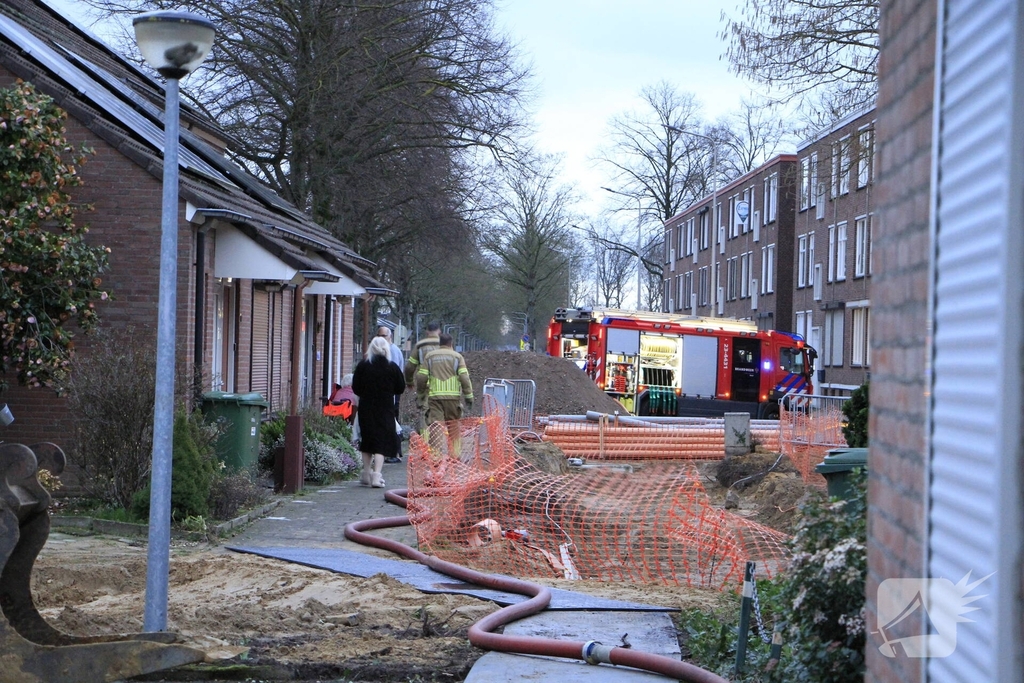 Brand op zolder van woning leidt tot ontruiming