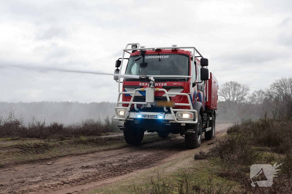 Brandweer houdt grootscheepse natuurbrand oefening