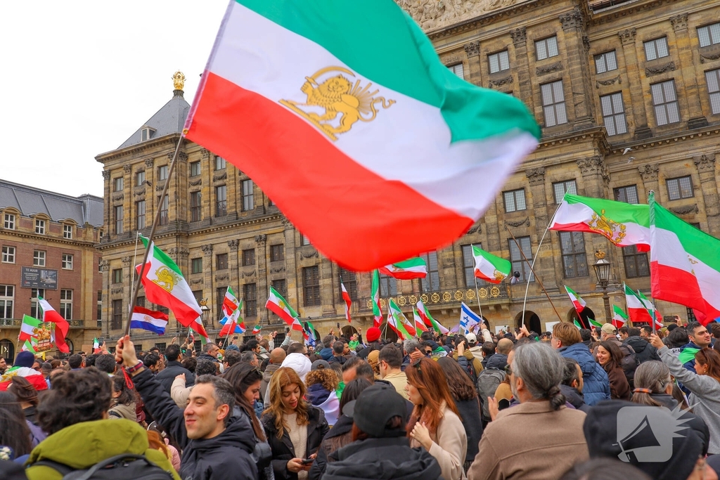 Demonstratie ter ondersteuning van Iran