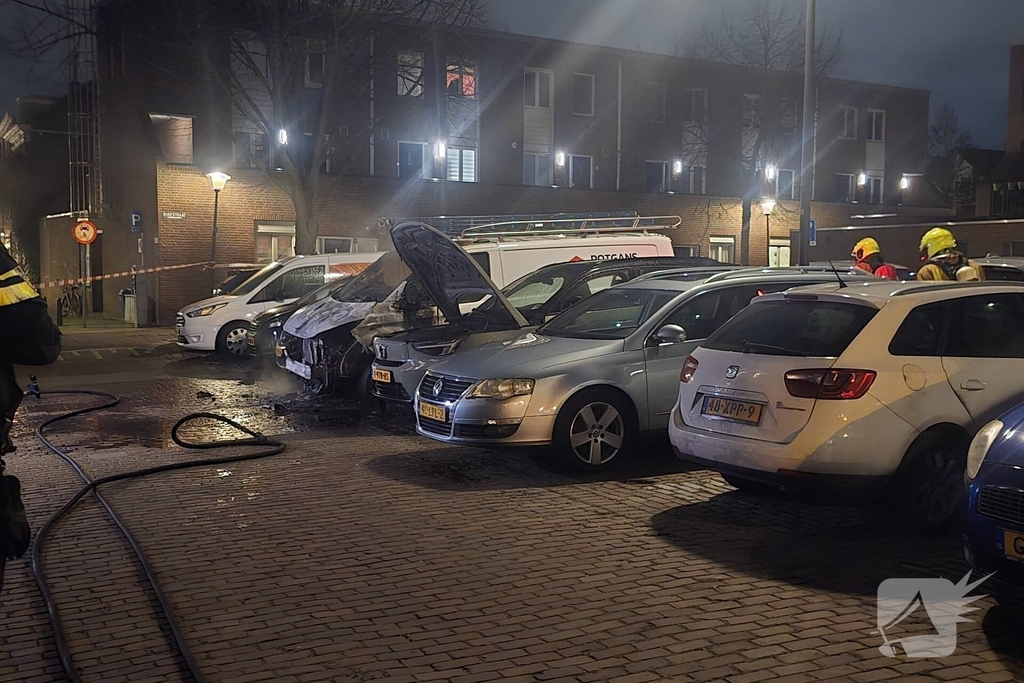 Opzet bij brandende bestelbus