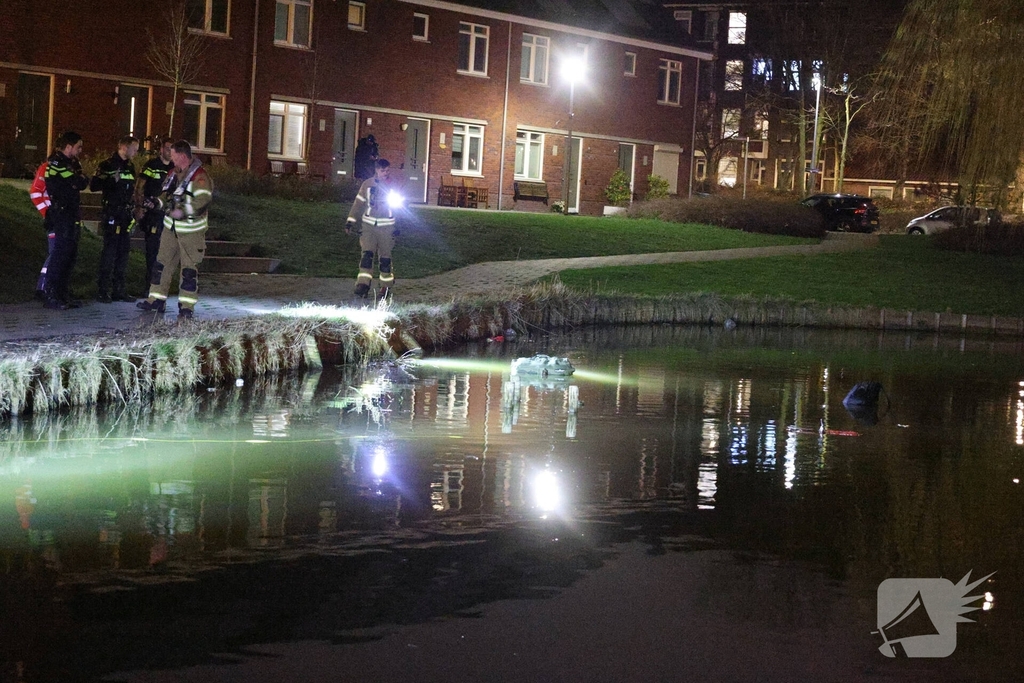 Persoon te water leidt tot grote hulpverlening