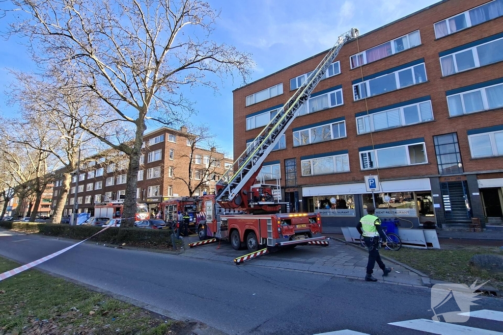 Brand in bakkerij leidt tot middelbrand