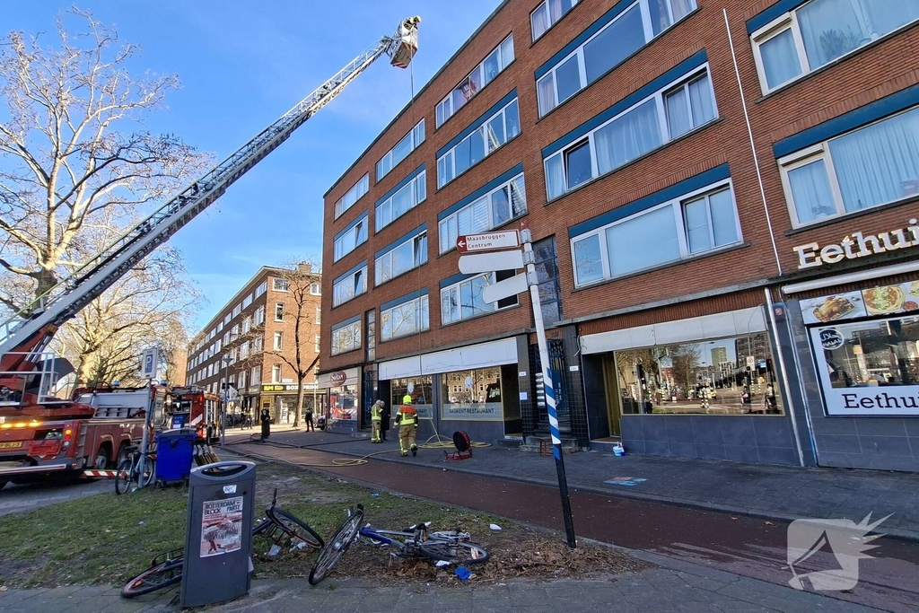 Brand in bakkerij leidt tot middelbrand