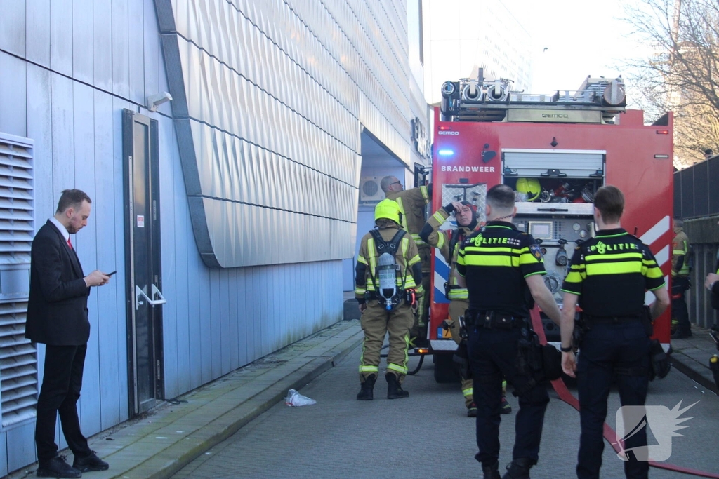 Middelbrand in supermarkt onder controle