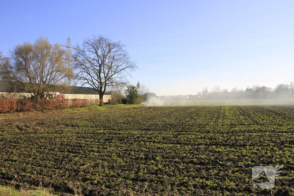 Buitenbrand veroorzaakt rookoverlast