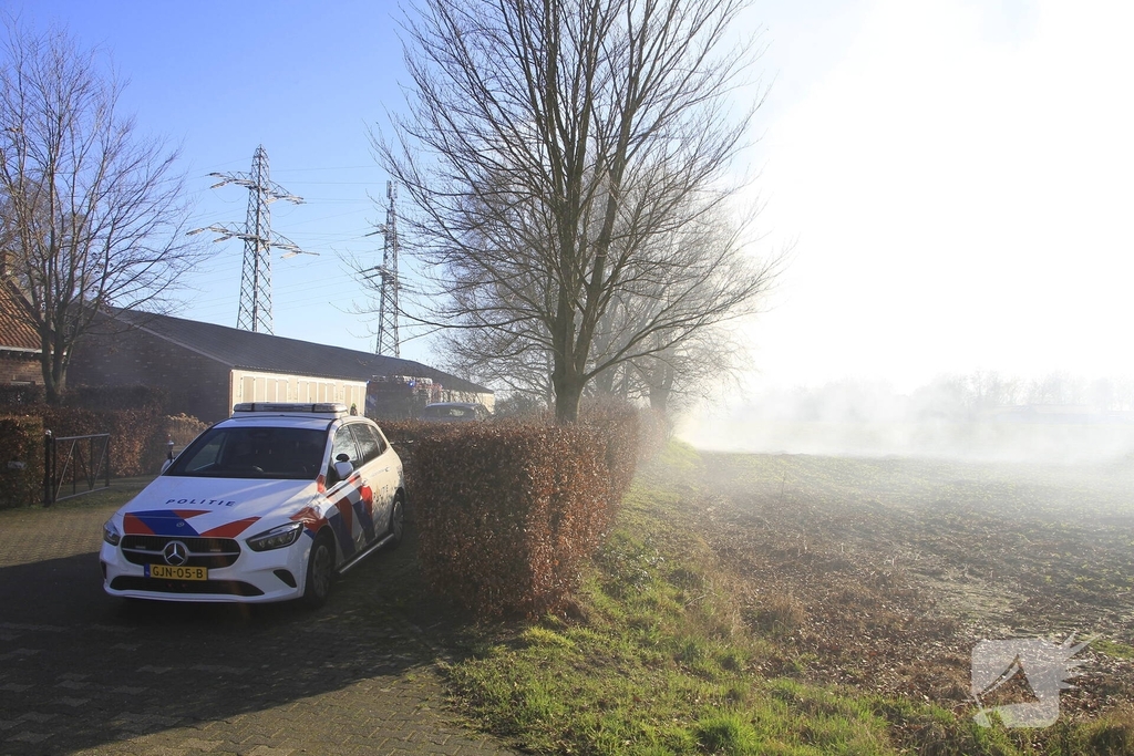 Buitenbrand veroorzaakt rookoverlast