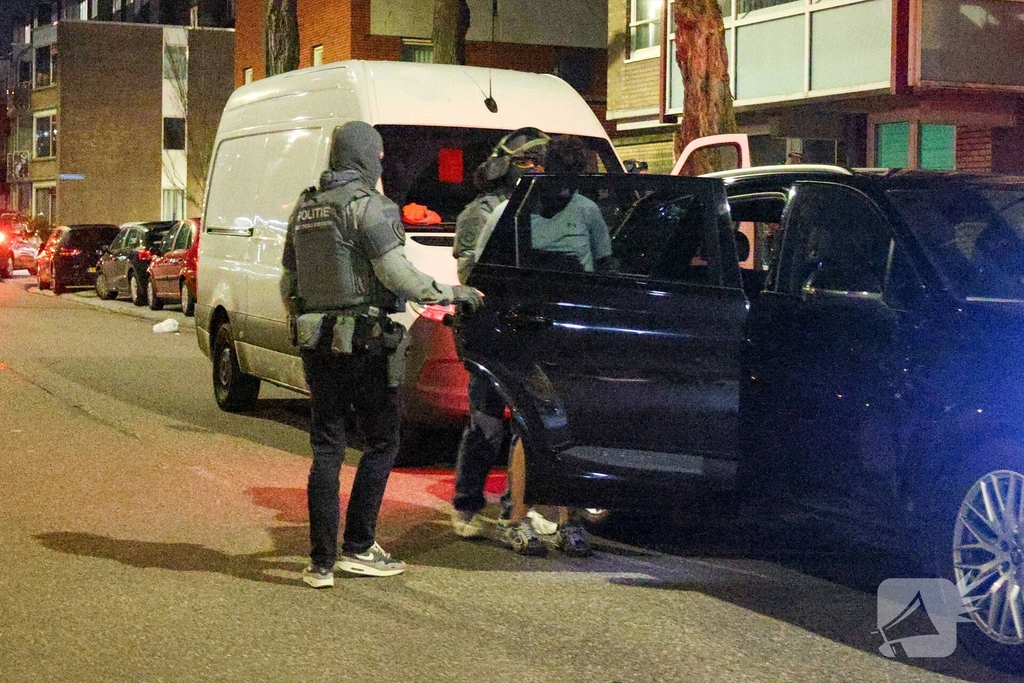 Grote inzet politie bij aanhouding