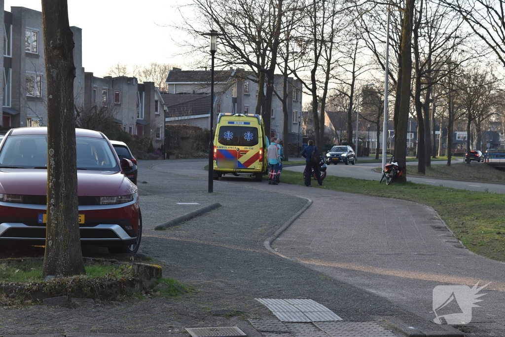 Motorrijder gewond na valpartij