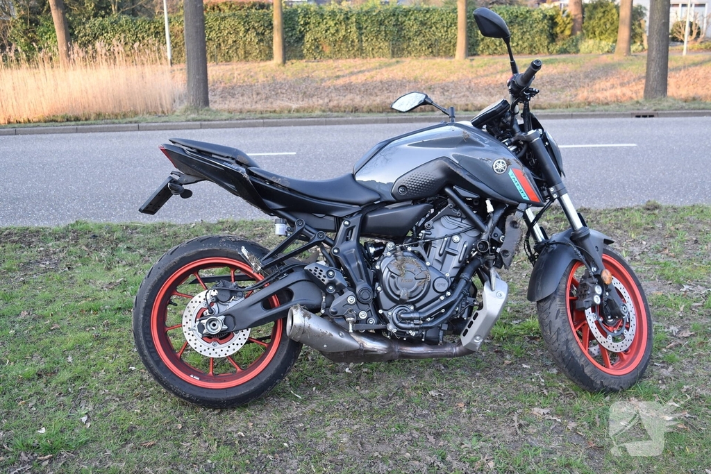 Motorrijder gewond na valpartij