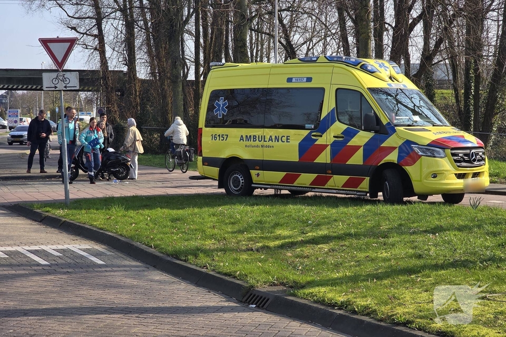 Scooterongeval met één gewonde