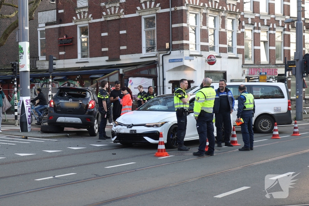 Aanrijding zorgt voor verkeershinder