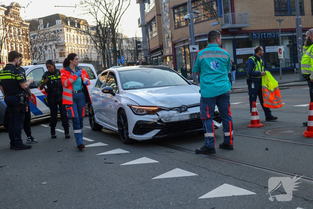 Aanrijding zorgt voor verkeershinder