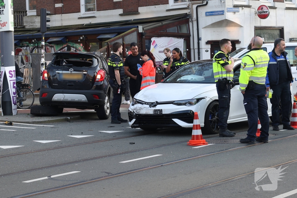 Aanrijding zorgt voor verkeershinder