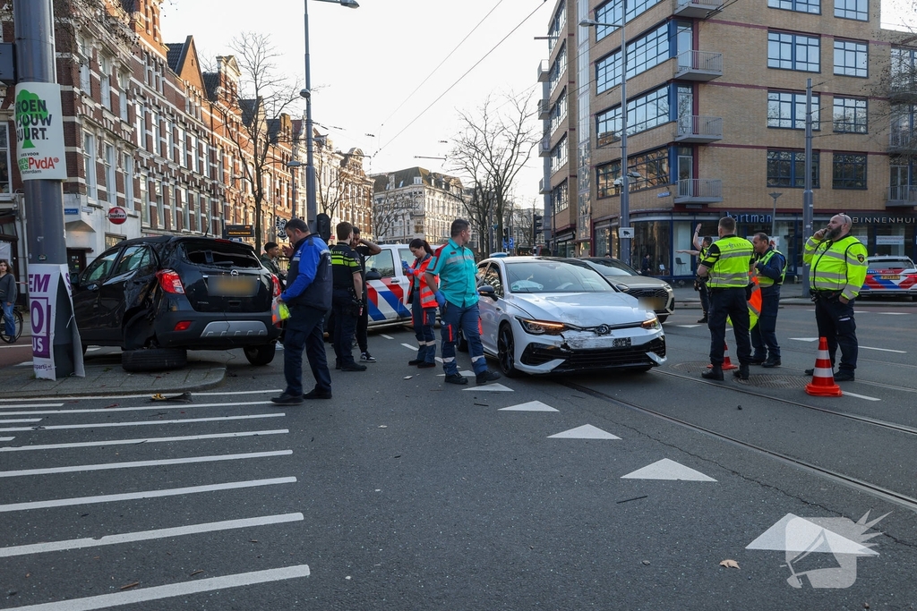 Aanrijding zorgt voor verkeershinder
