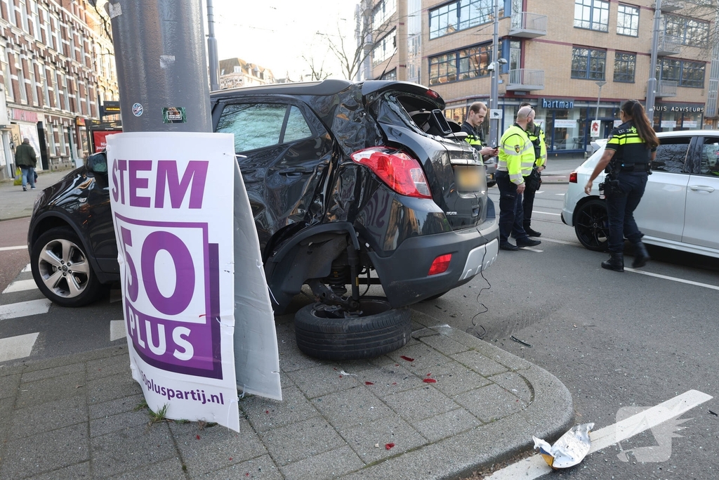 Aanrijding zorgt voor verkeershinder