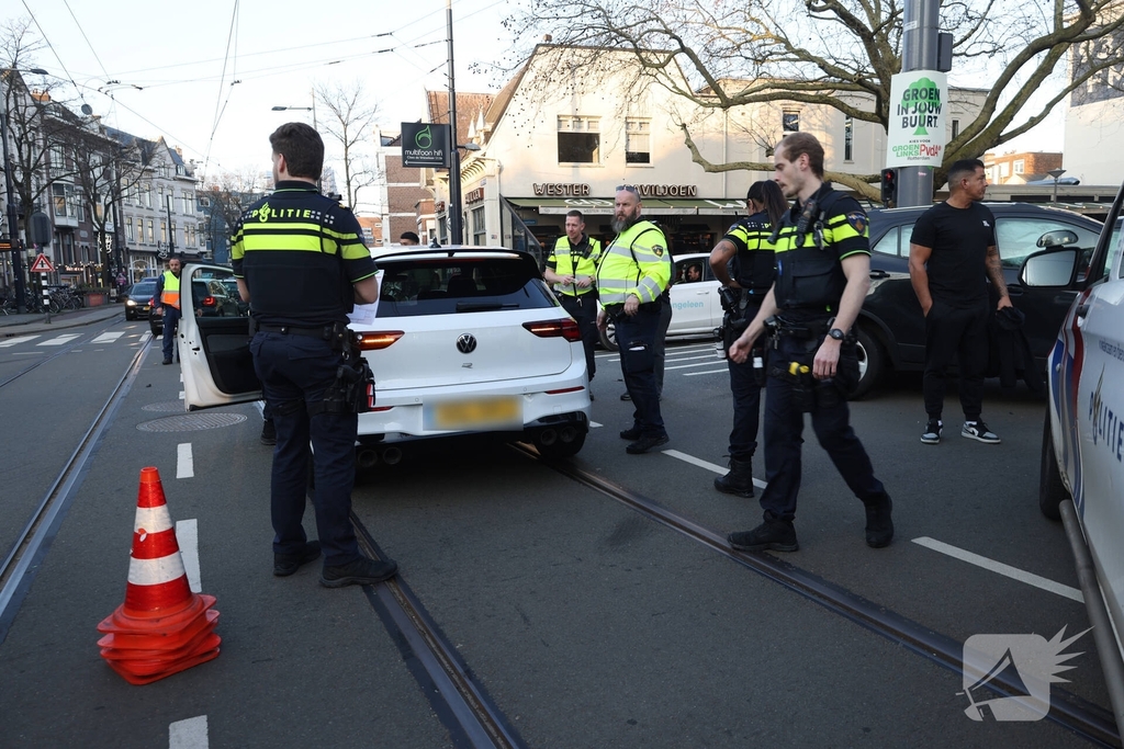Aanrijding zorgt voor verkeershinder