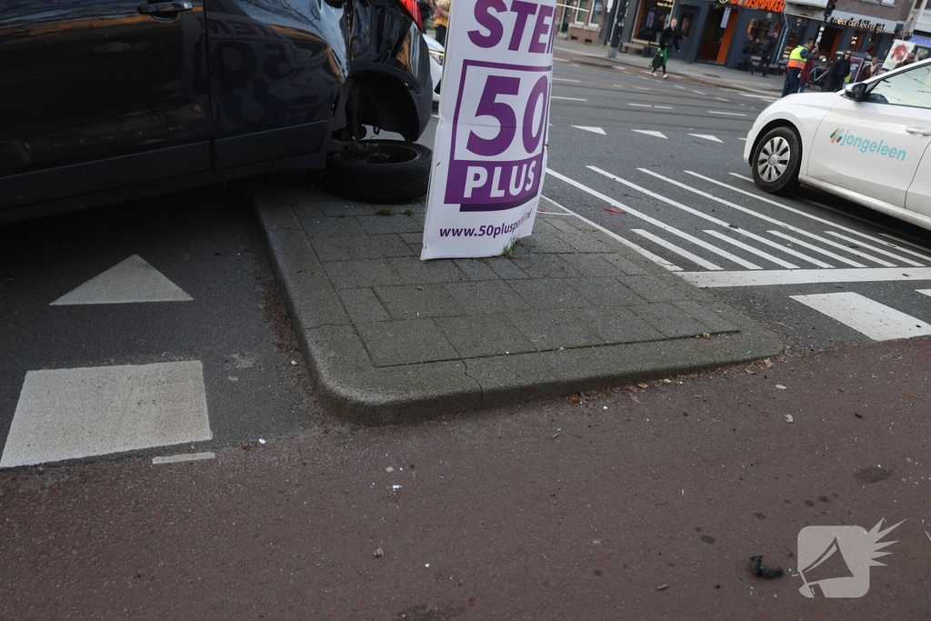 Aanrijding zorgt voor verkeershinder