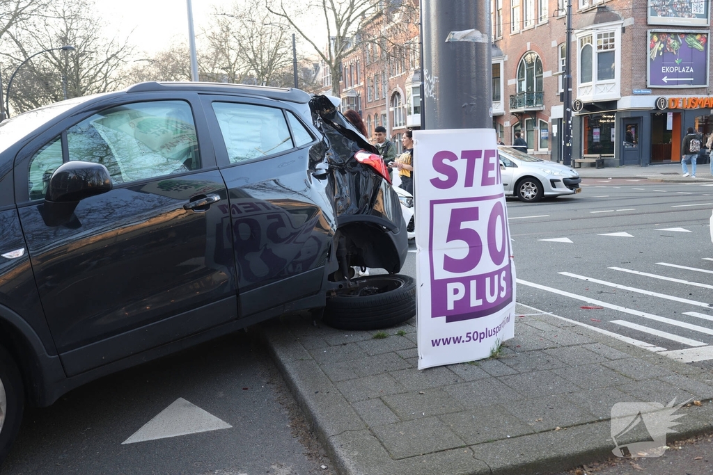 Aanrijding zorgt voor verkeershinder