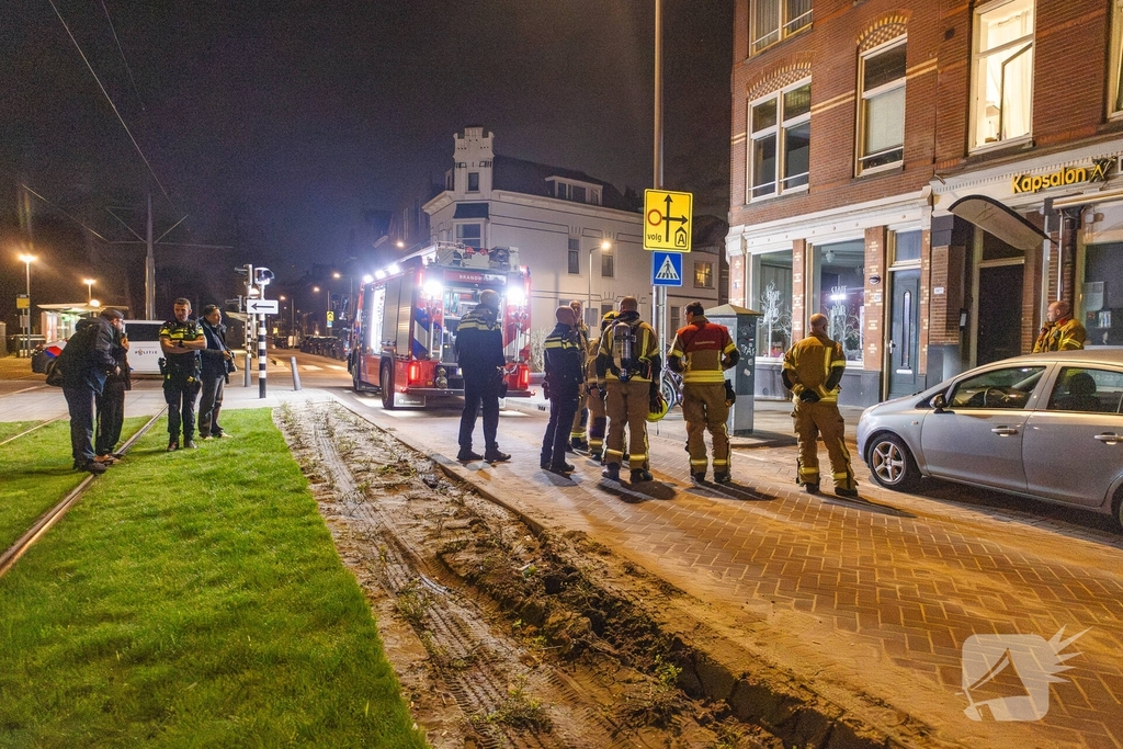 Inbraak en brandgerucht in kapperszaak