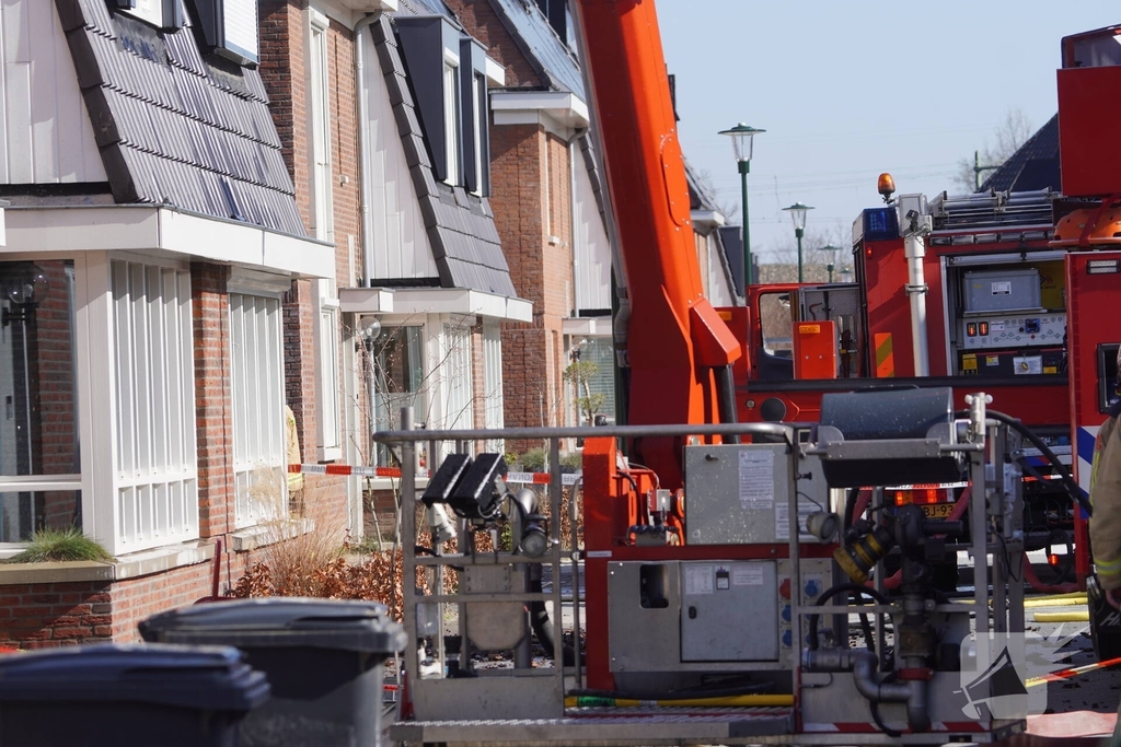 Middelbrand in woningen met zonnepanelen