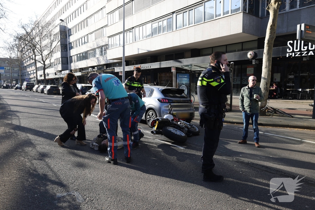Motorrijder betrokken bij ongeval