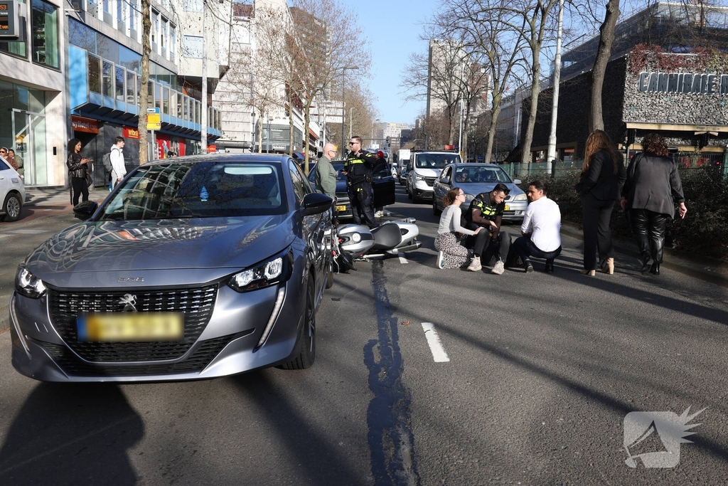 Motorrijder betrokken bij ongeval