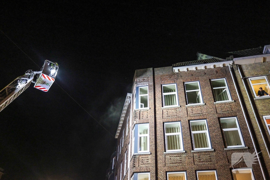 Brand in woning resulteert in rookontwikkeling