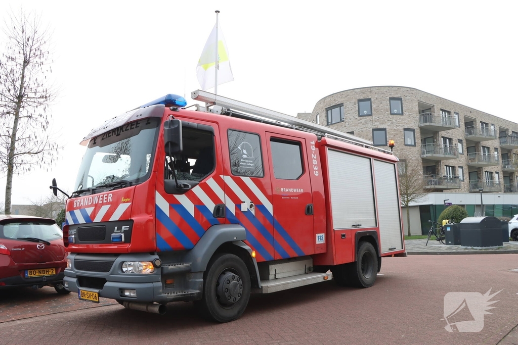 Brandweer ingezet wegens brandlucht in verzorgingstehuis