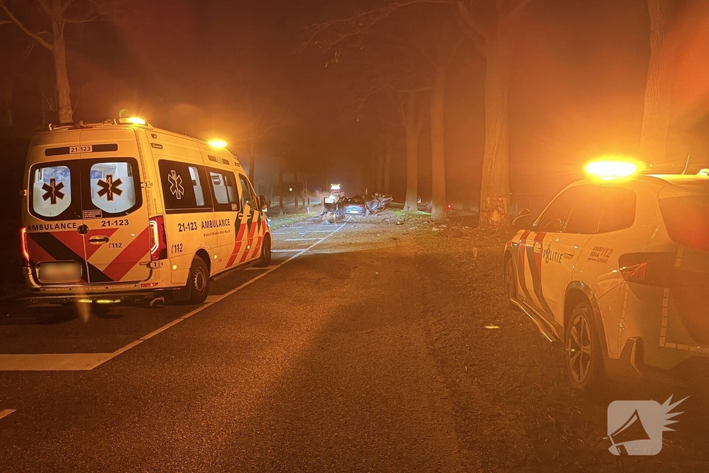 Bestuurder zwaargewond bij ernstig ongeval