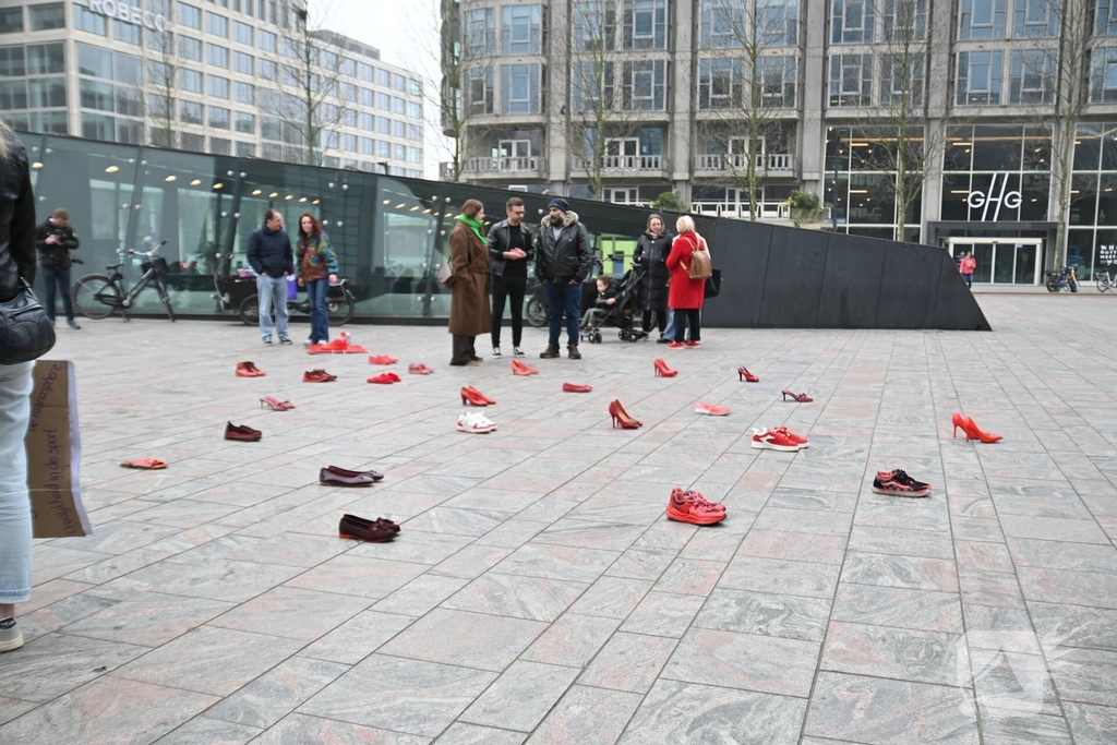 Rode hakken-demonstratie vraagt aandacht voor femicide