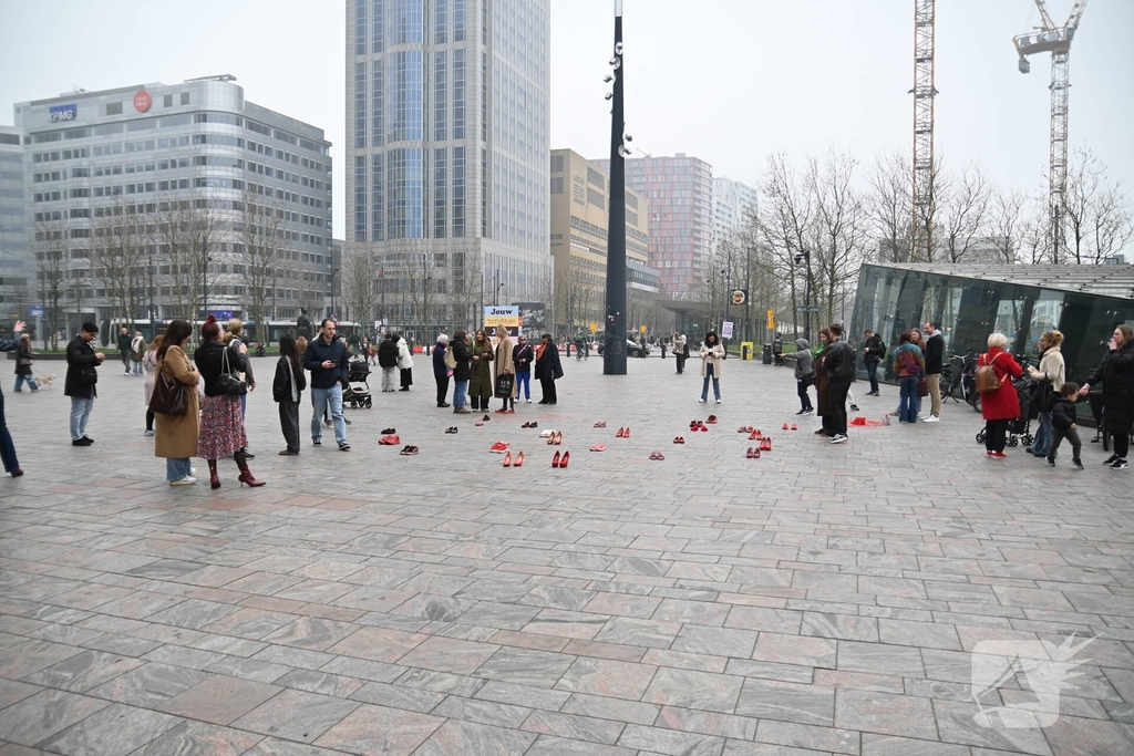 Rode hakken-demonstratie vraagt aandacht voor femicide