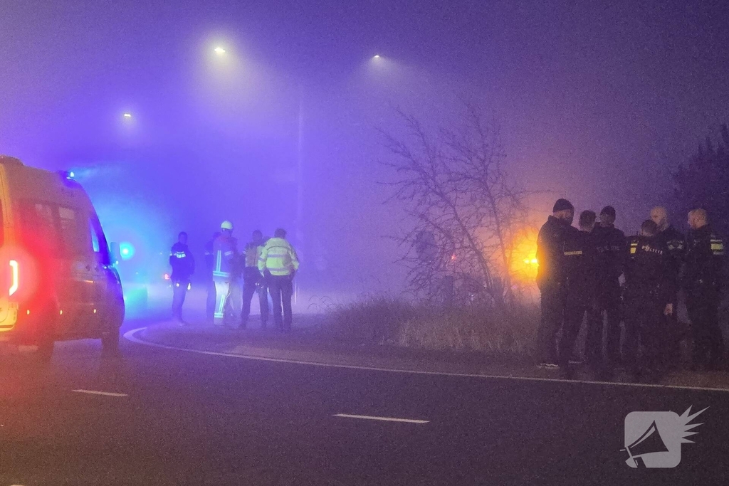 Zwaargewonde na hevige crash tijdens achtervolging