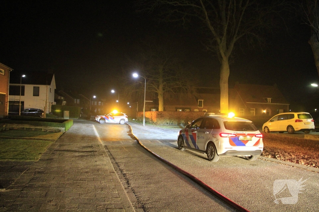 Buitenbrand verwoest garagezolder