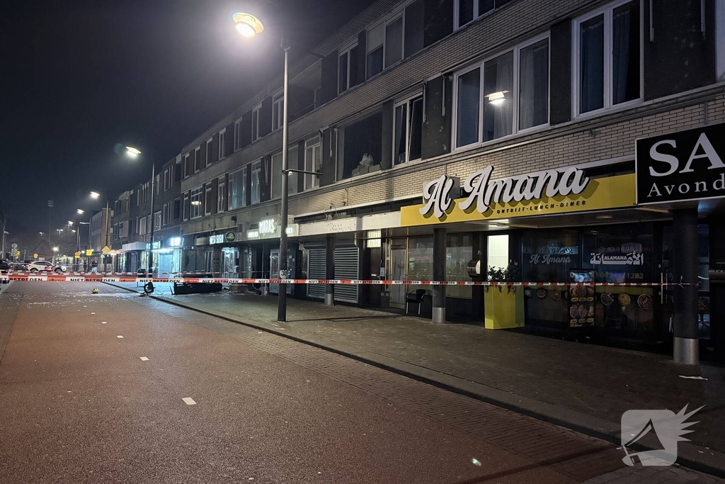 Brand door explosie bij Sushi-bar