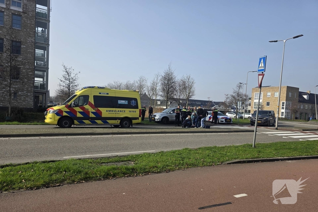 Fietser gewond bij aanrijding met auto