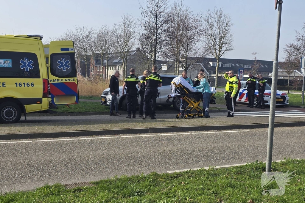Fietser gewond bij aanrijding met auto