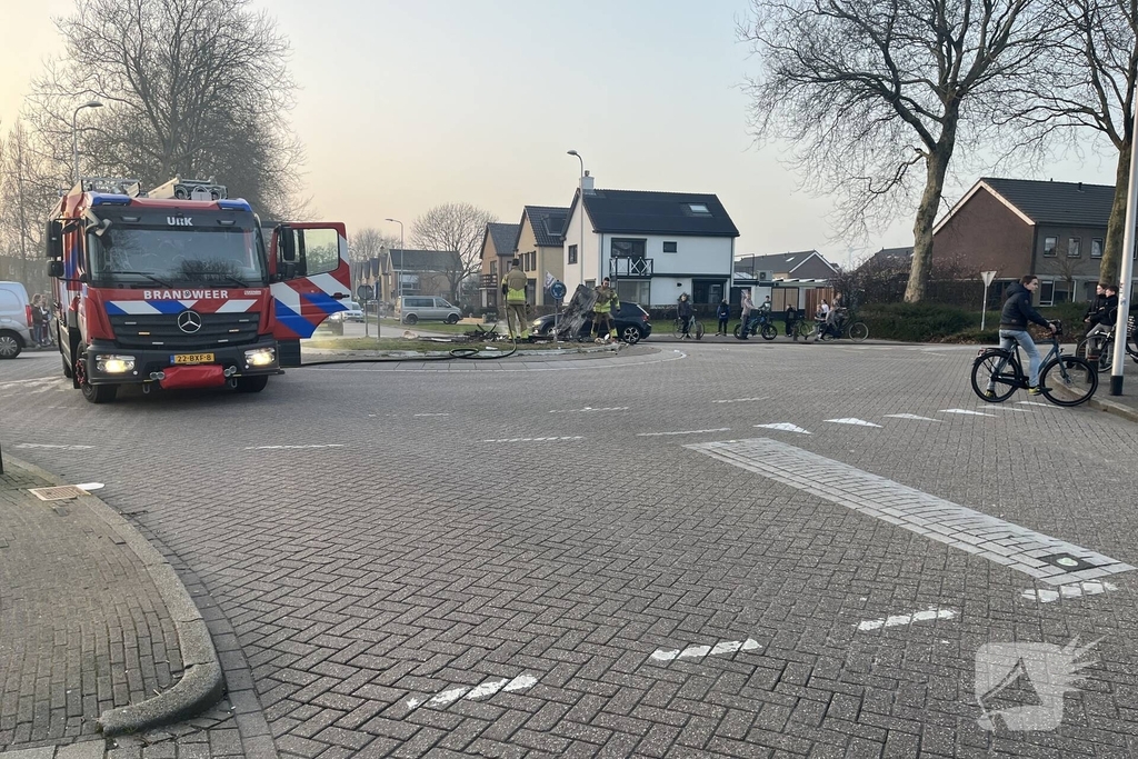 Vermoedelijke brandstichting leidt tot brandweeractie