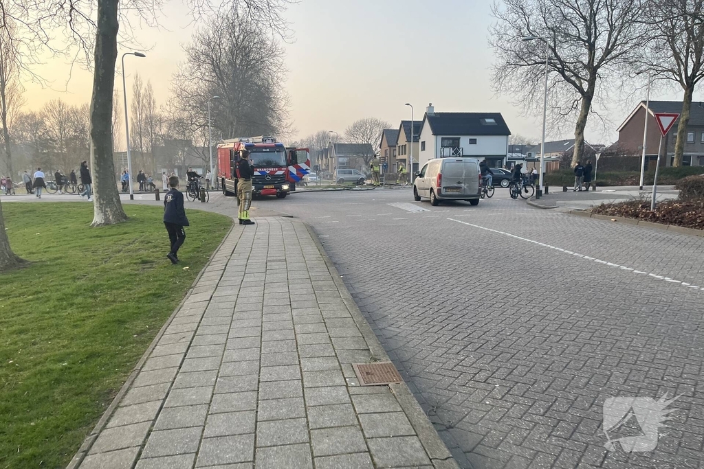 Vermoedelijke brandstichting leidt tot brandweeractie