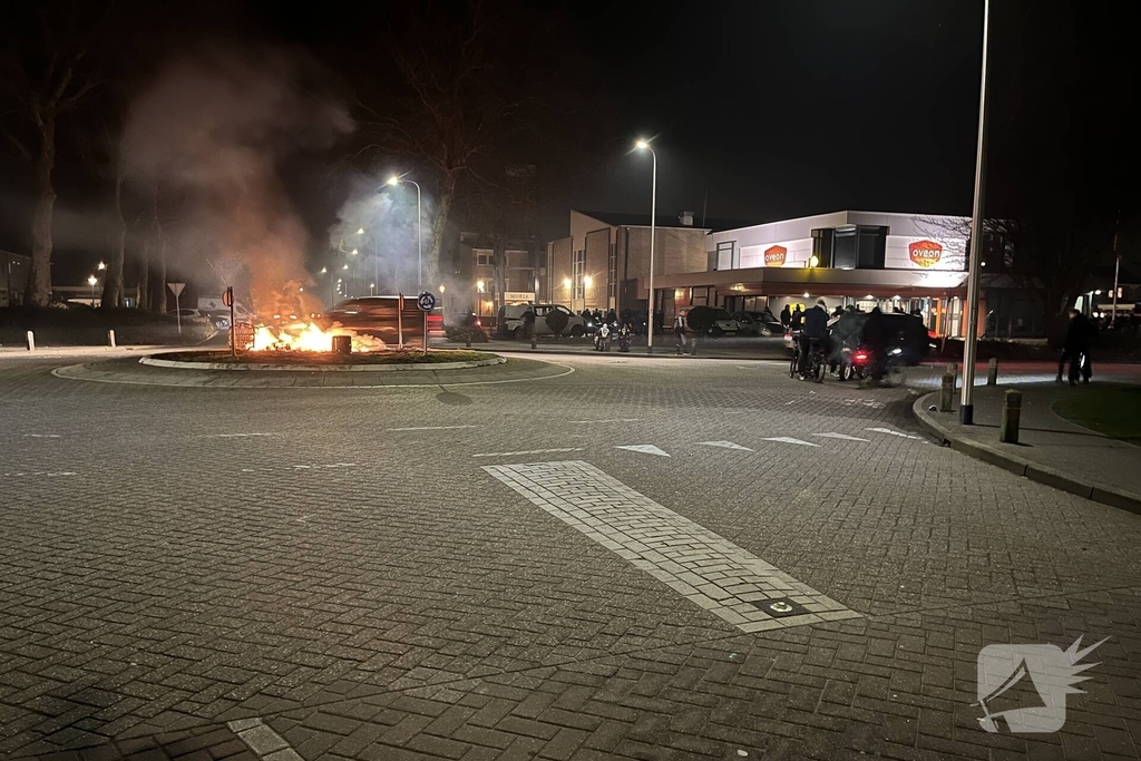Vermoedelijke brandstichting leidt tot brandweeractie
