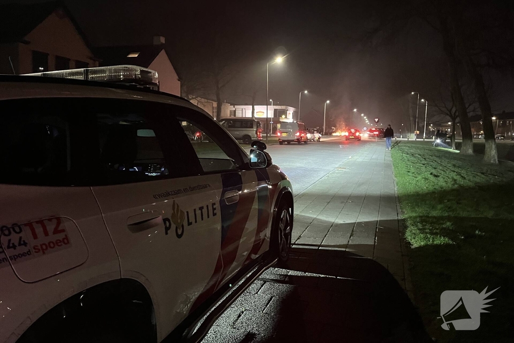 Vermoedelijke brandstichting leidt tot brandweeractie