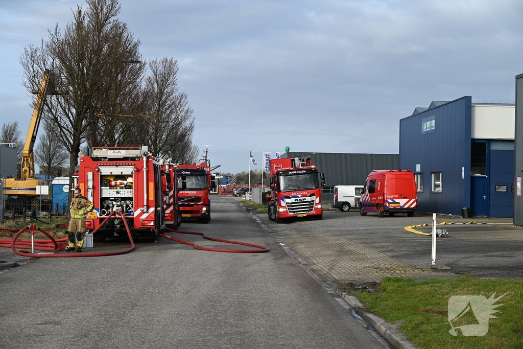 Brand in machine leidt tot grote inzet