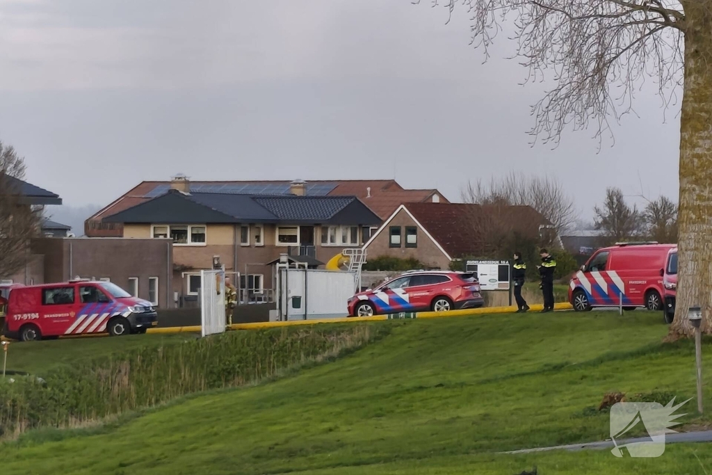 Brand in loods veroorzaakt grote rookontwikkeling