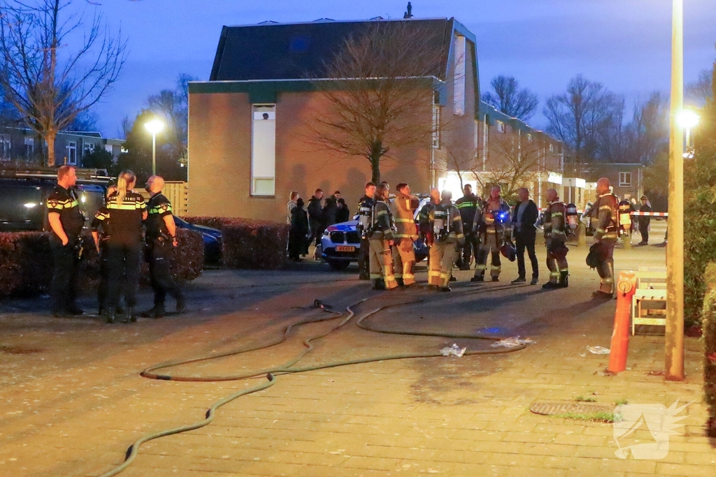 Woningbrand snel geblust