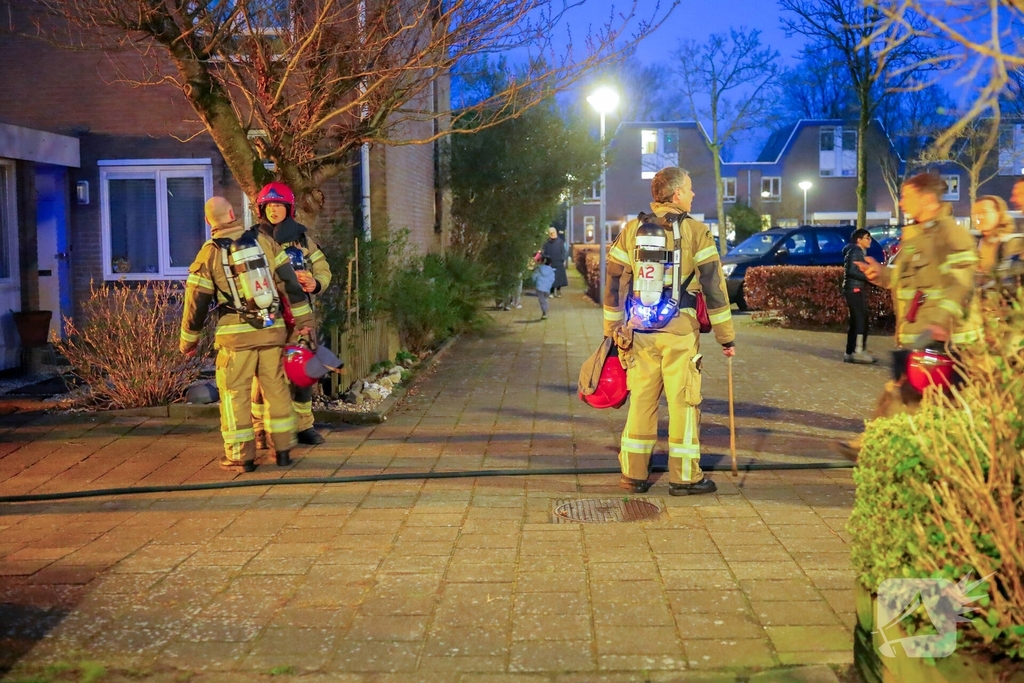 Woningbrand snel geblust