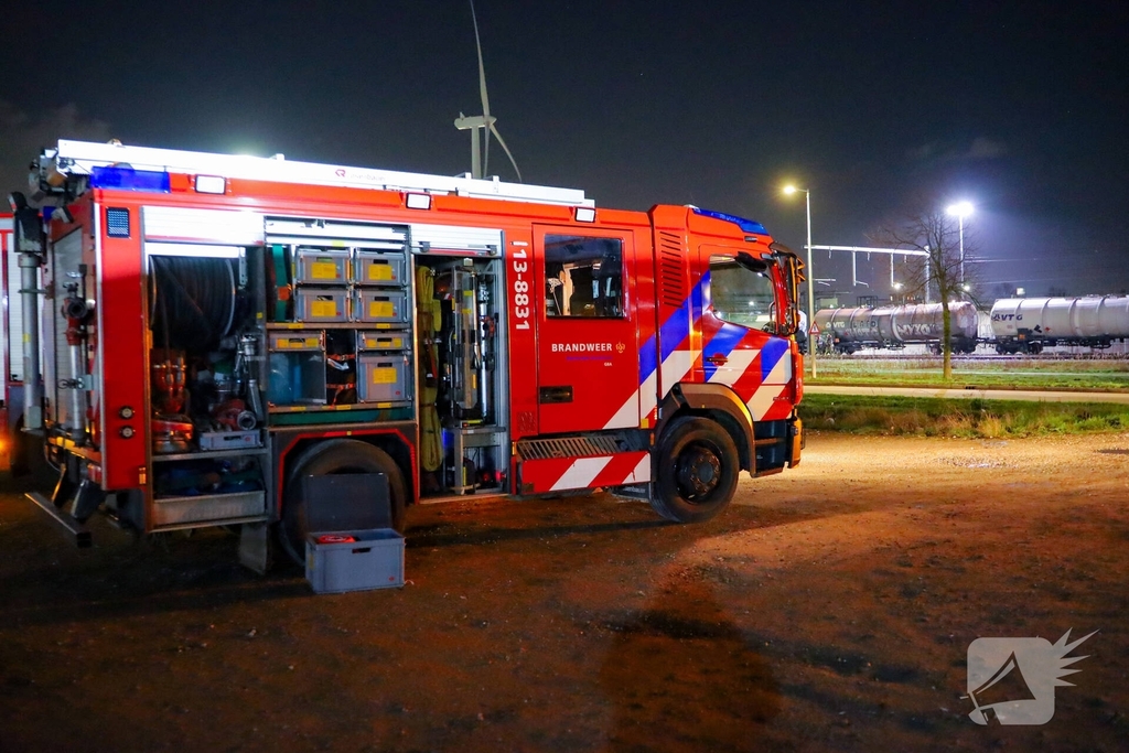 Lekkende ketelwagen leidt tot brandweeractie