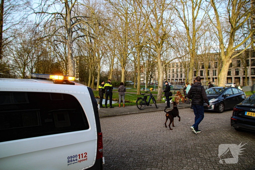 Rollator aangetroffen in water