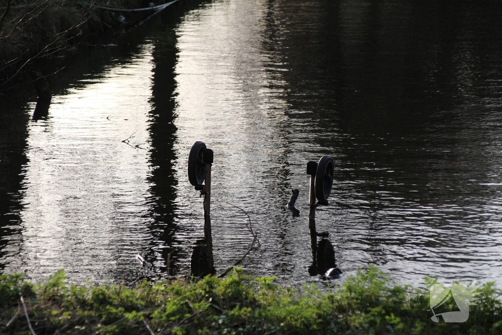 Rollator aangetroffen in water