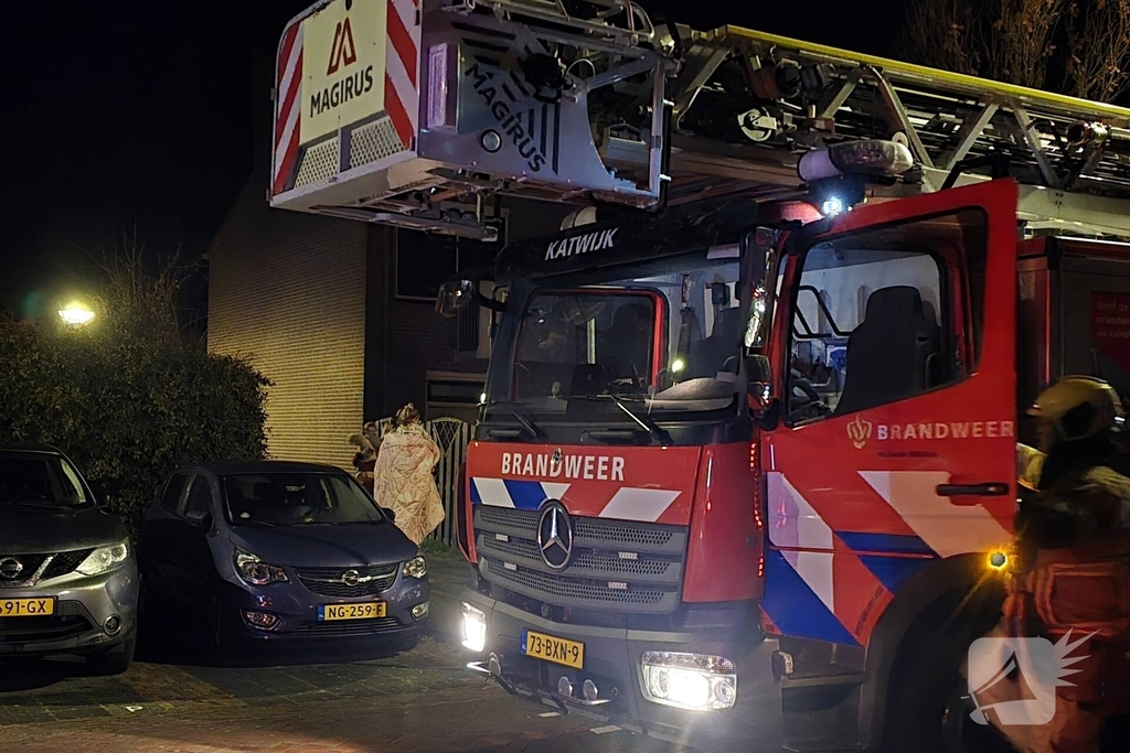 Verstopping in schoorsteen veroorzaakt brand
