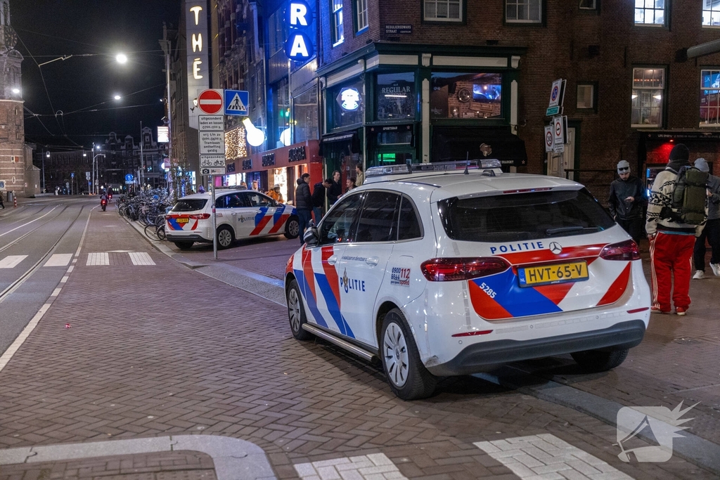 Steekincident in druk uitgaansgebied