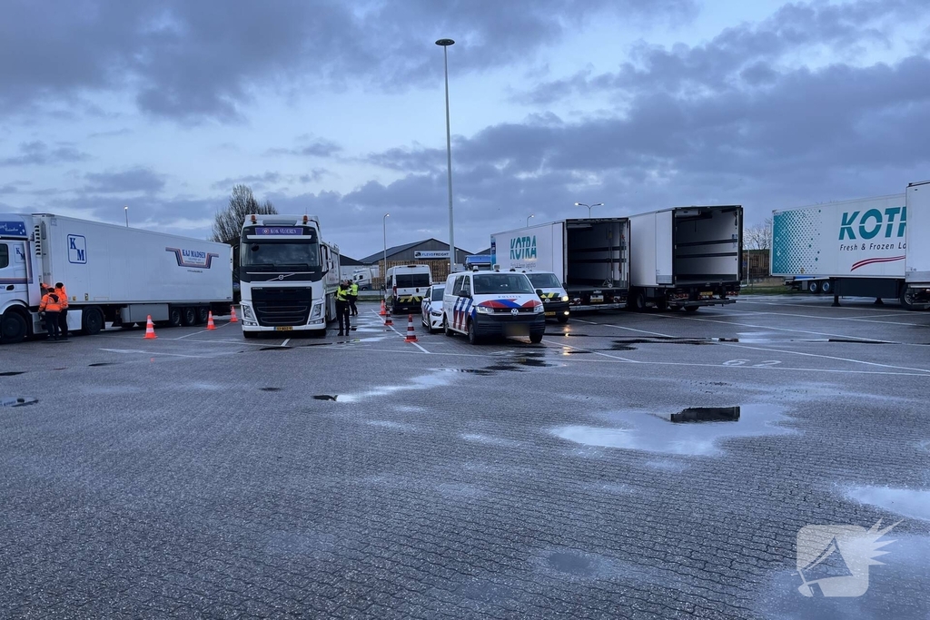 Douane en politie controleren visafslag